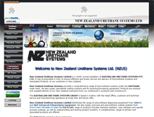 Tablet Screenshot of nzurethane.co.nz
